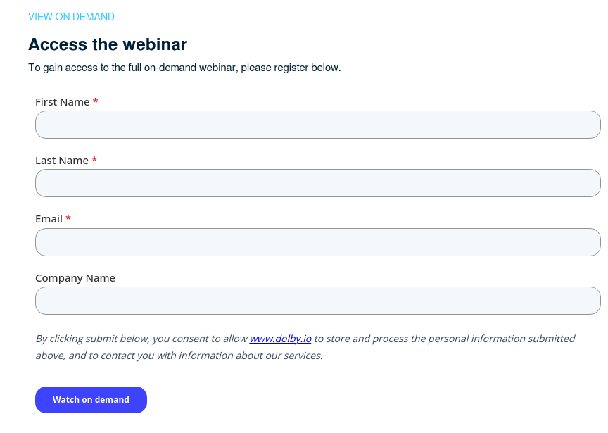 VIEW ON DEMAND Access the webinar To gain access to the full on-demand webinar, please register below.  