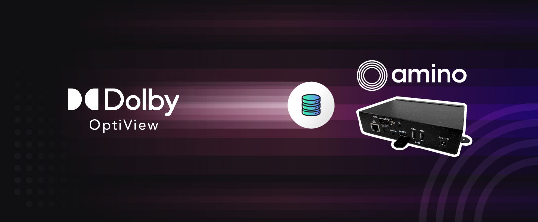  Dolby OptiView and Amino