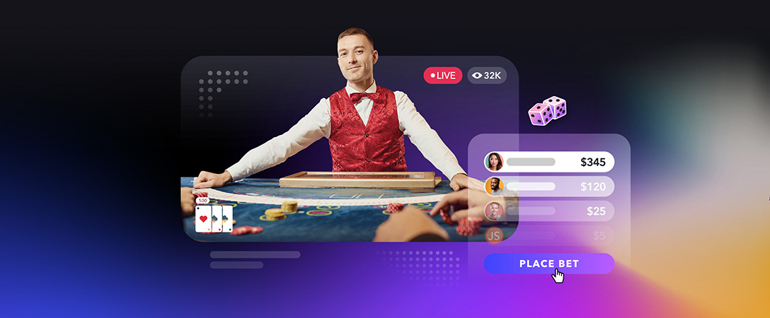  Live casino dealer