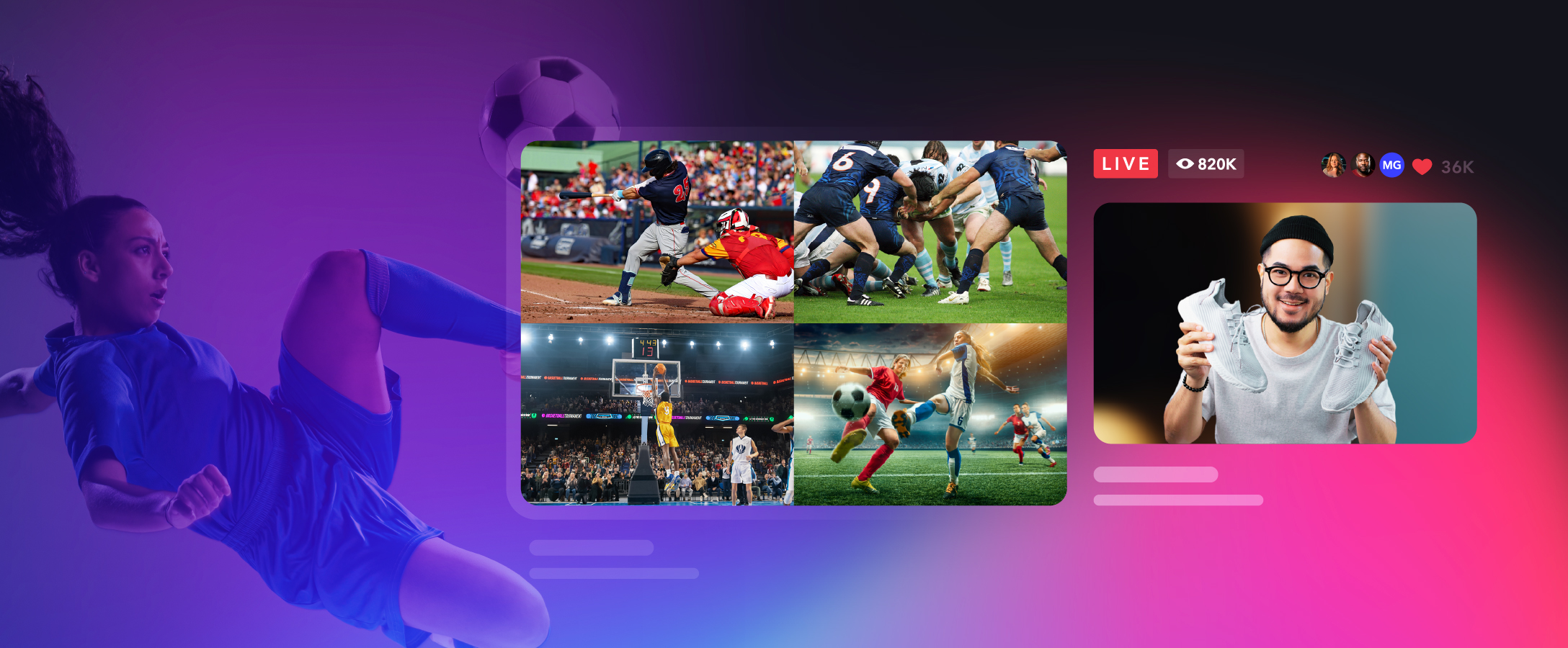  Multiview sports streaming