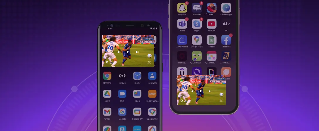  Learn how to enable out-of-app Picture-in-Picture (PiP) on iOS and Android, allowing video playback while using other apps. Supported by THEOplayer.