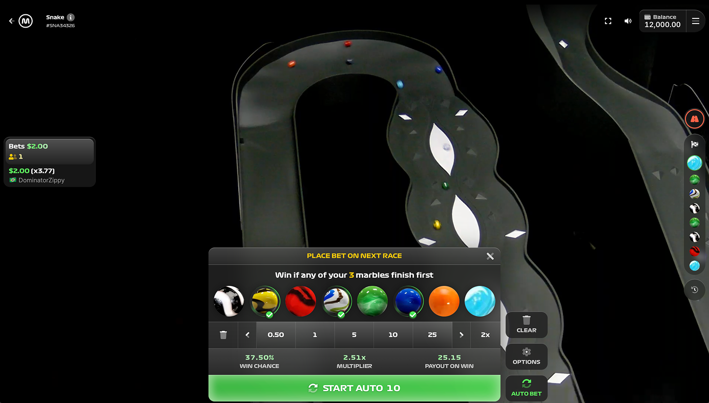 live Marbles racetrack