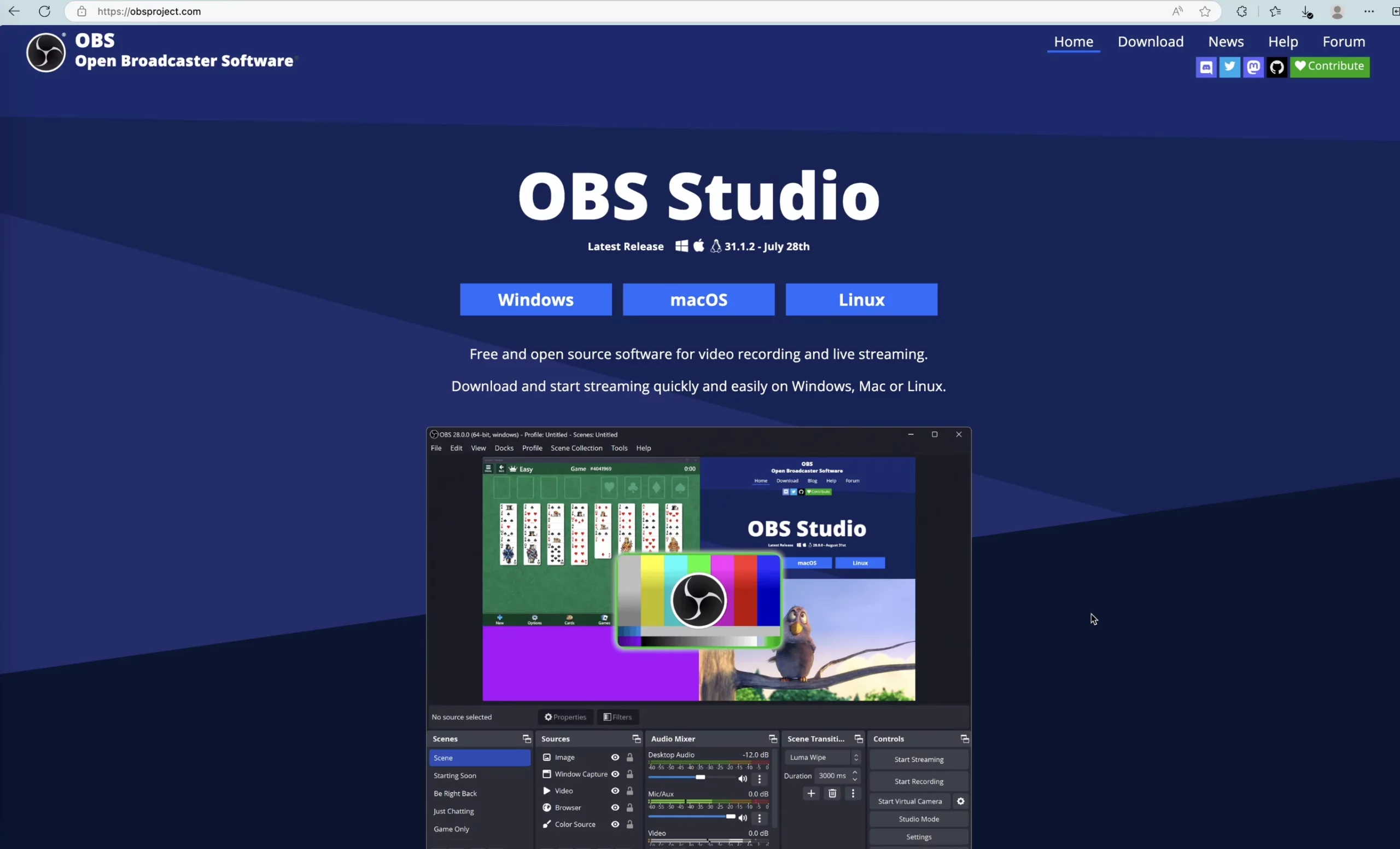 download OBS