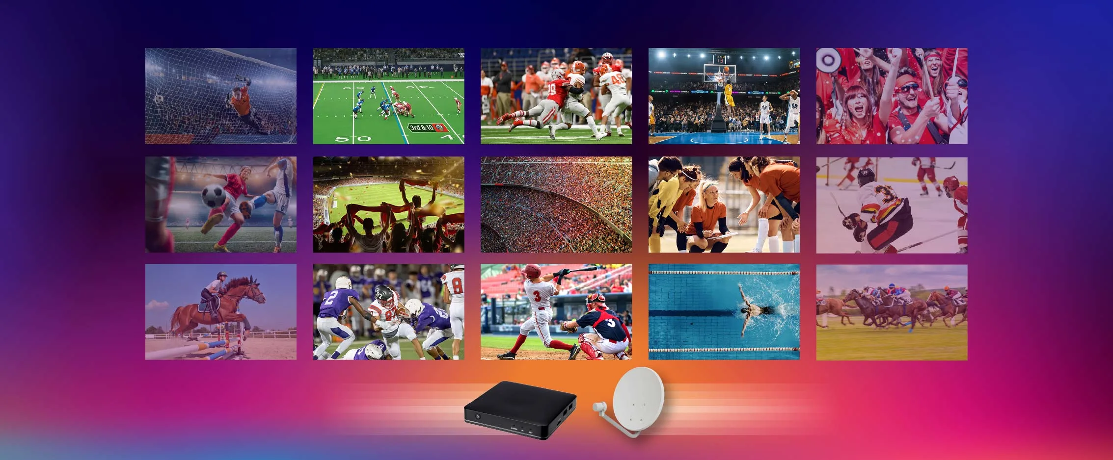 Betting shops from satellites to OTT