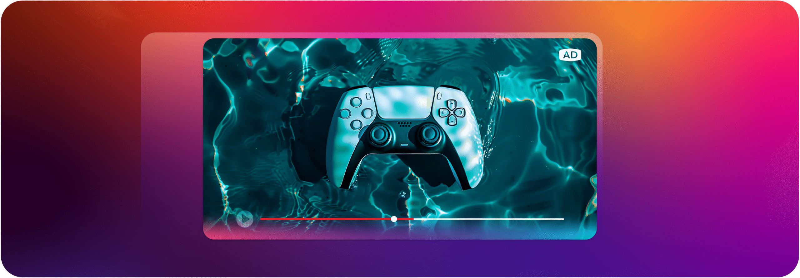 ad of gaming controller