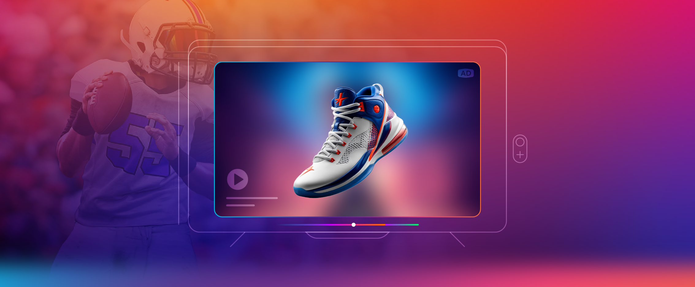  CTV advertising of shoe